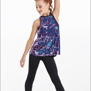 NWOT Weissman Sequin Tank Top & Leggings